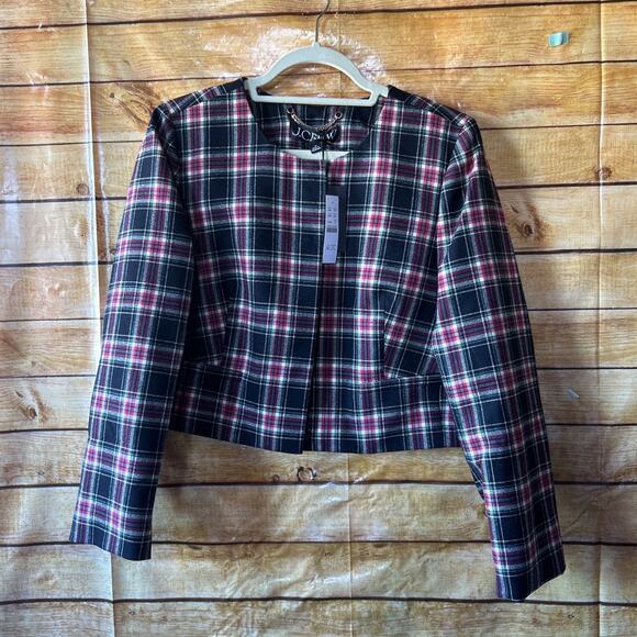 J. Crew Jackets & Blazers - J. Crew Bridgette lady jacket in Stewart tartan Size 10 NWT